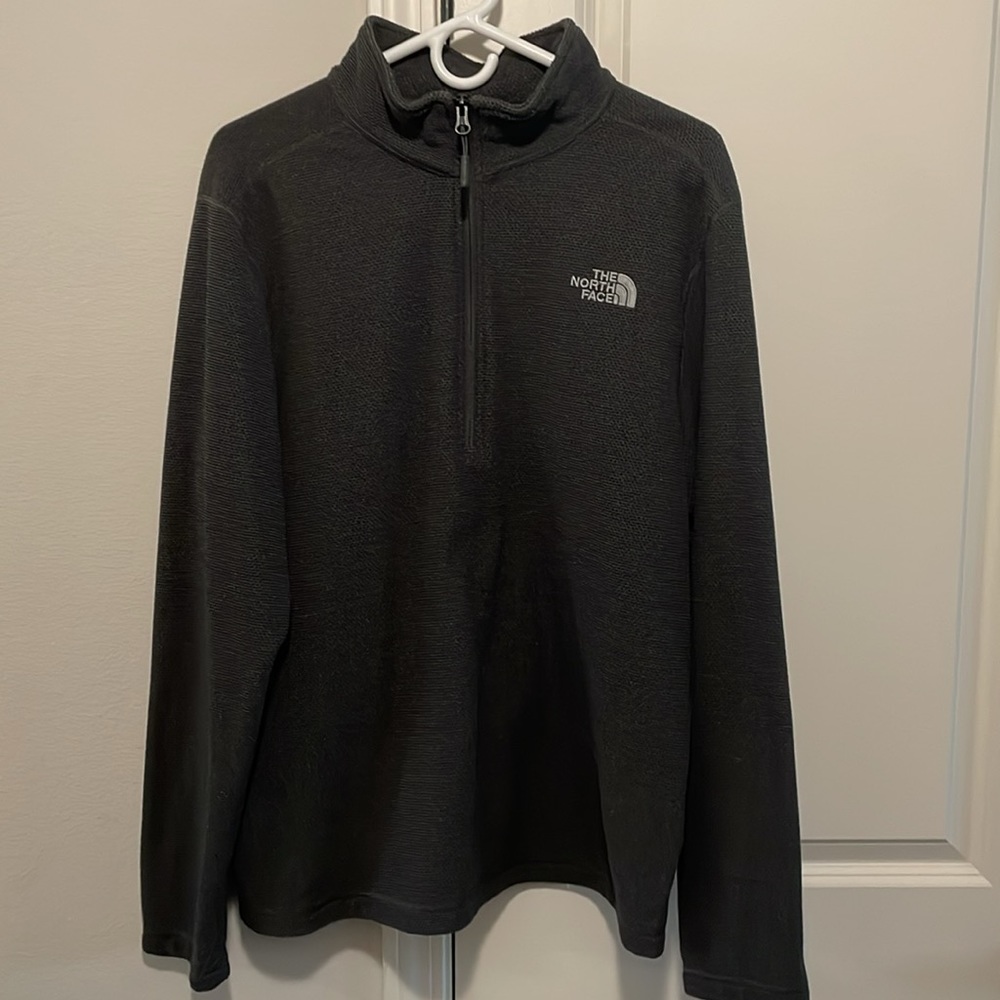North Face Large Pullover Dark Gray - image 3